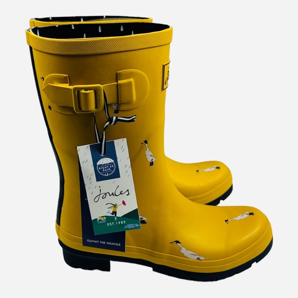 NWT JOULES geese mid calf rain boots sz8,9 - Picture 2 of 8